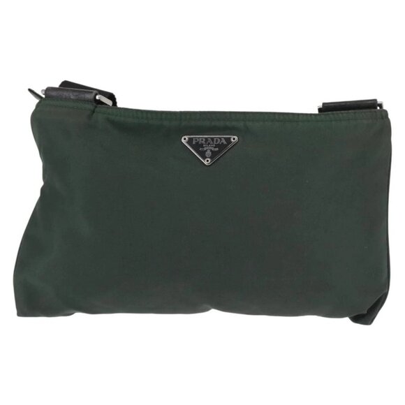 PRADA Shoulder Bag Nylon Khaki Auth 143344 - Picture 2 of 15